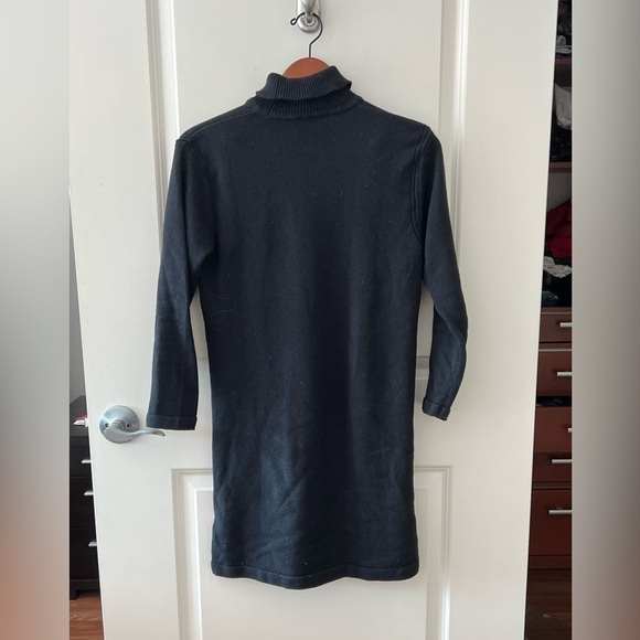 WVN Black Turtleneck Sweater Dress - Picture 4 of 14
